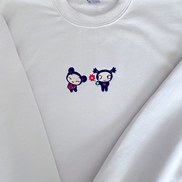 Pucca and Garu Embroidered Sweatshirt - Picture 5 of 5
